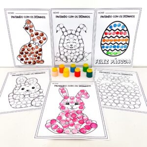 Atividade Dedinhos Páscoa