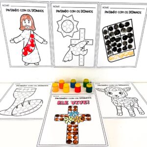 Atividade Dedinhos Páscoa Cristã