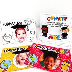 Convite 3D Formatura ABC